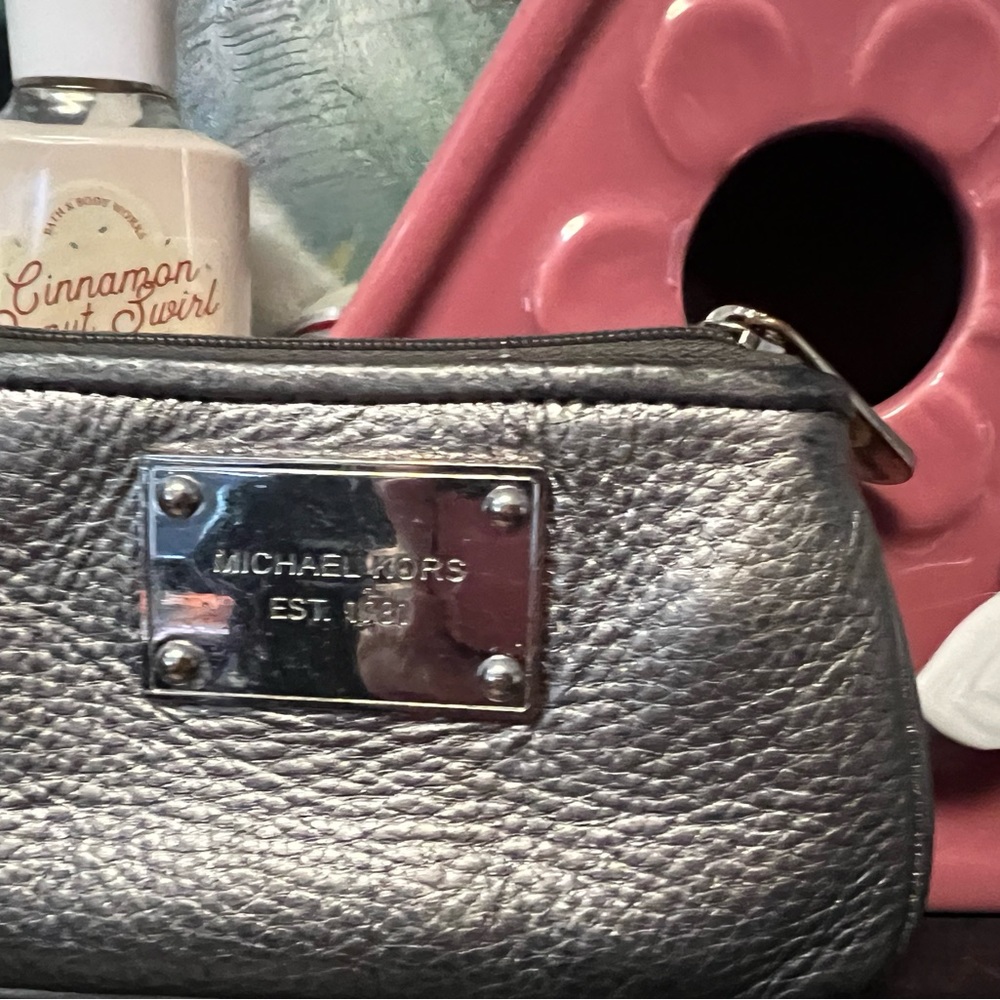 Michael Kors Bags | Michael Kors
Wristlet | Color: Gray/Silver.